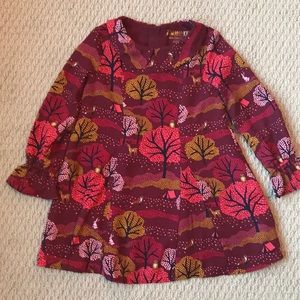 Woodland creatures long sleeve dress (5T) Oshkosh